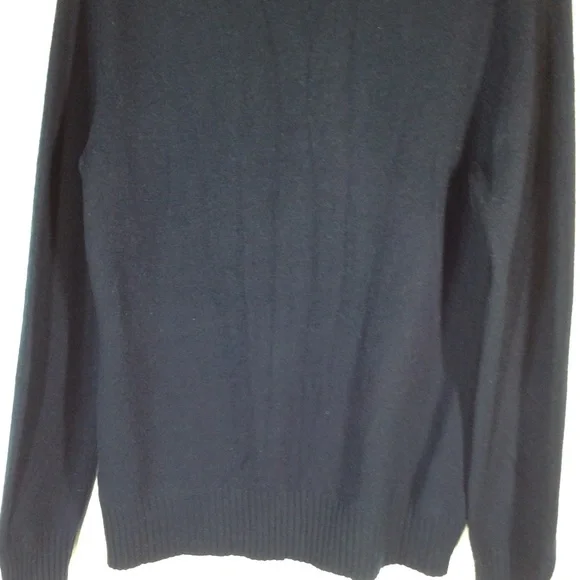 Tory Burch Navy V-Neck Sweater - Picture 6 of 13